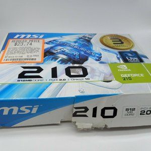 MSI Nvidia Geforce 210 computer card